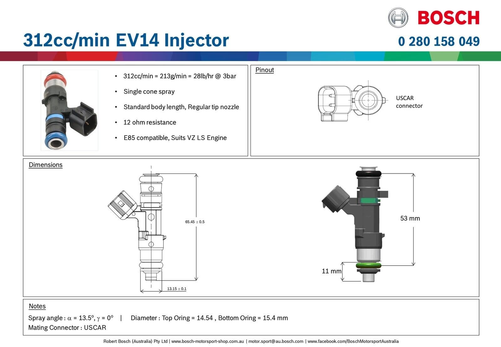 312cc injector detail 3