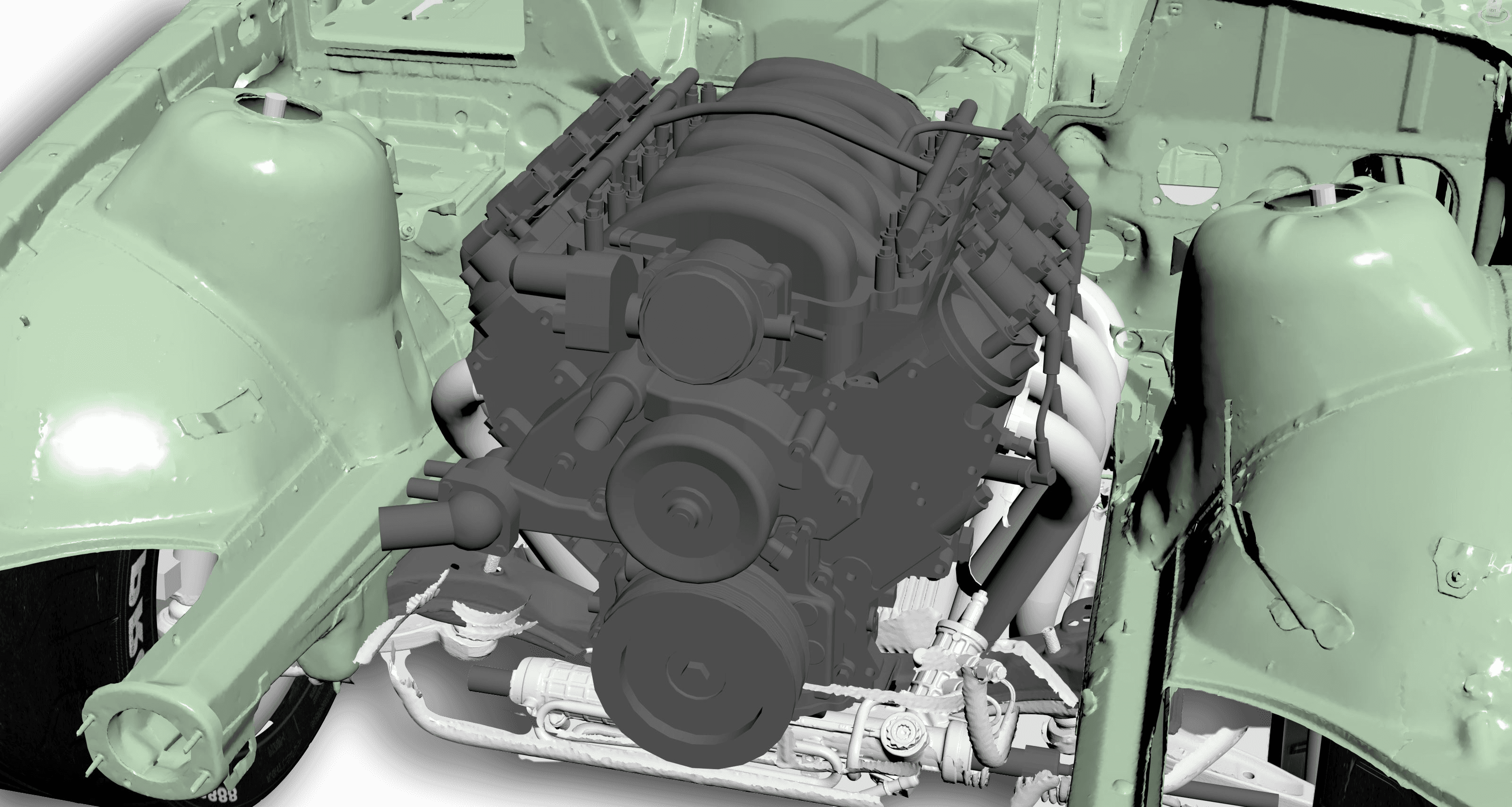 LS3 Equal-Volume Long-Tube Header detail 3