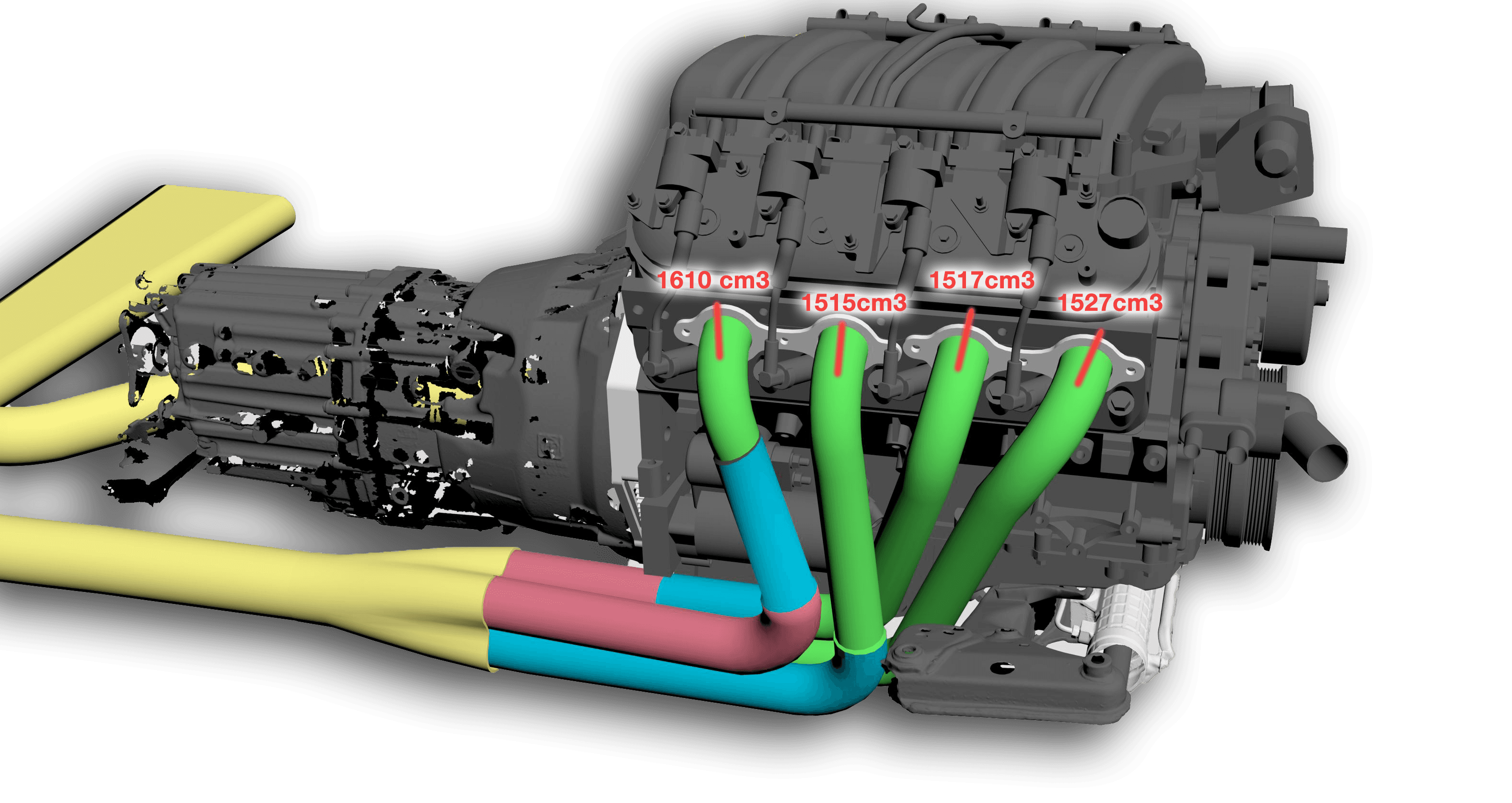 LS3 Equal-Volume Long-Tube Header detail 4