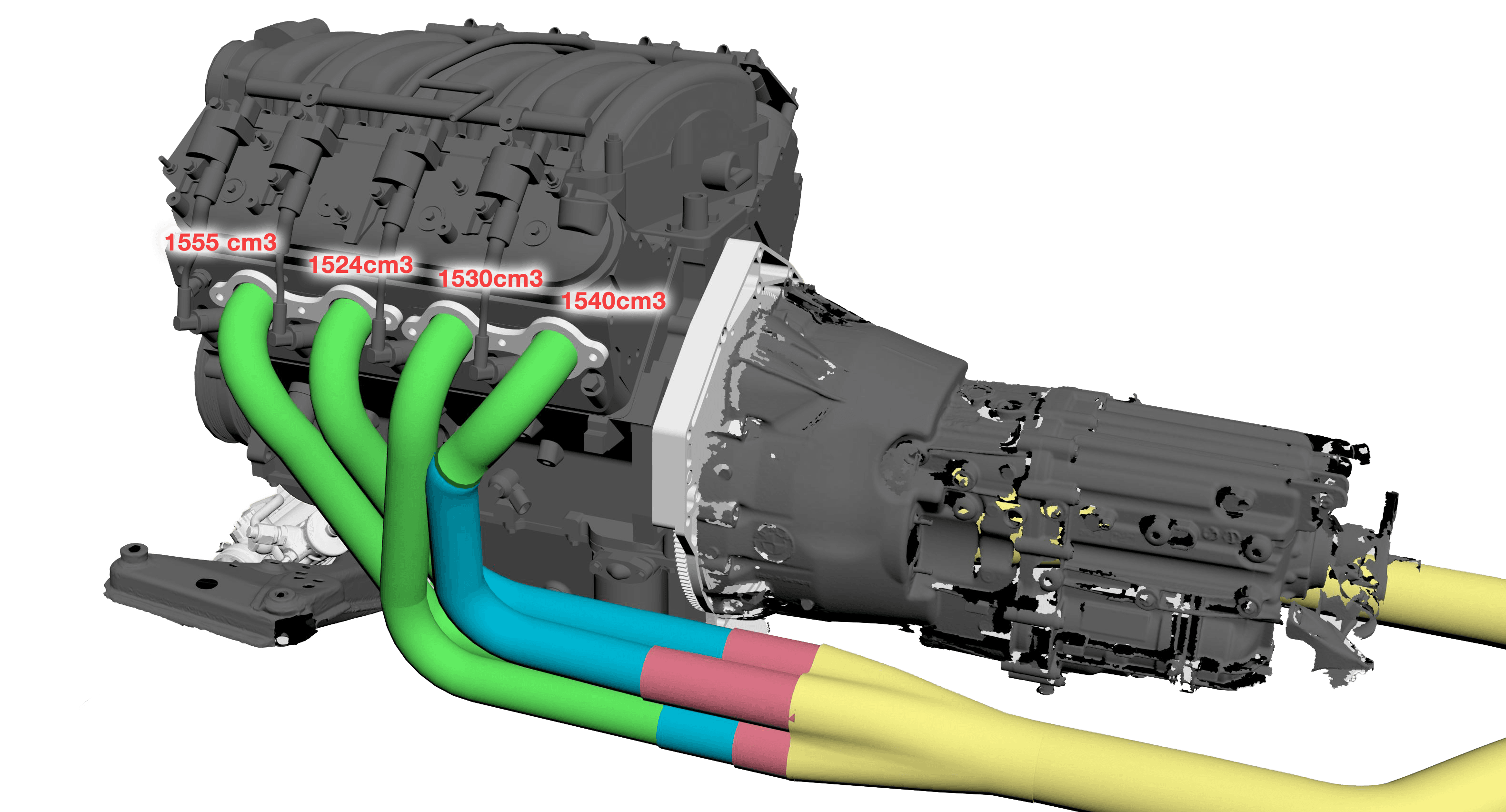 LS3 Equal-Volume Long-Tube Header detail 5