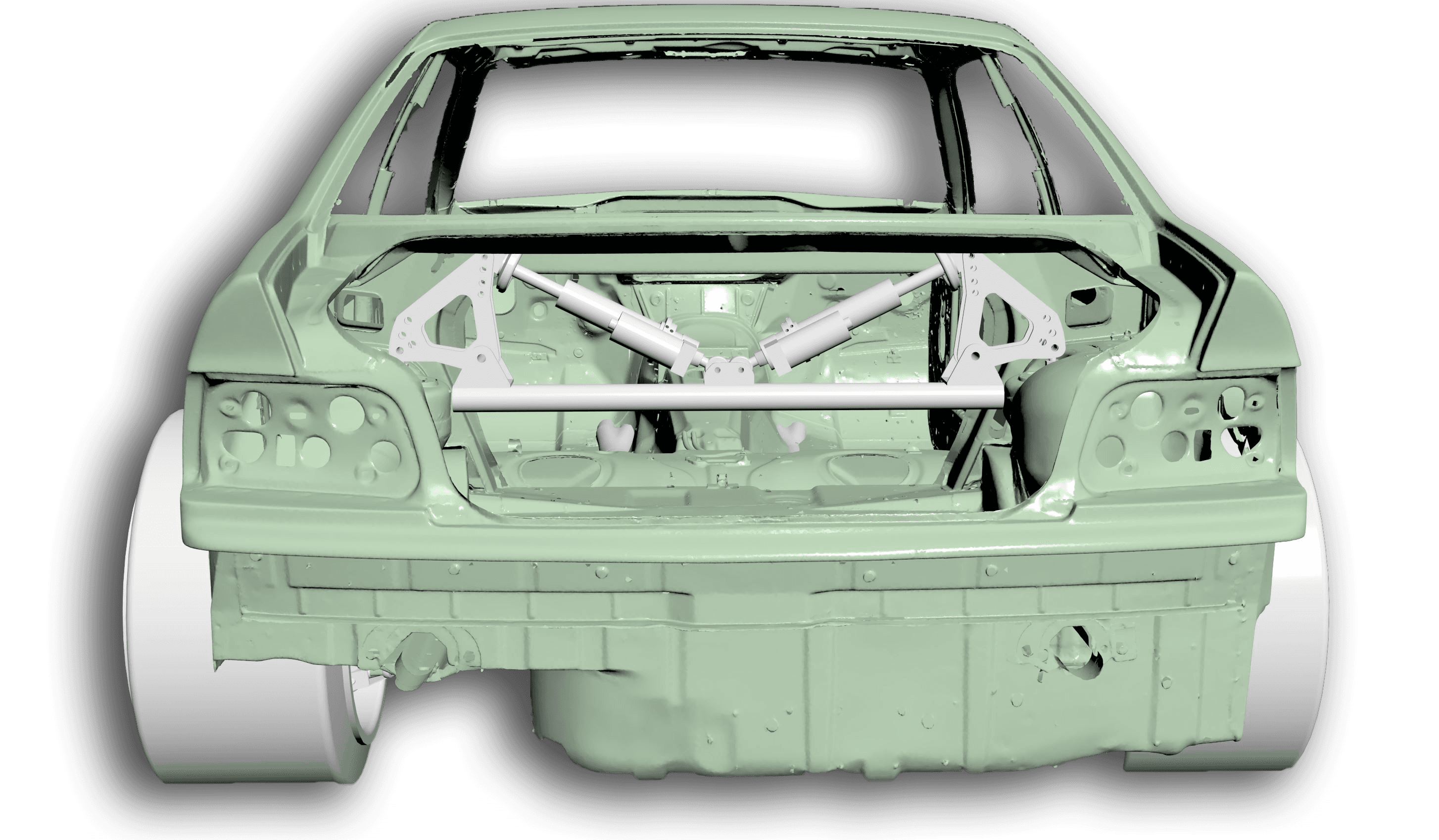 Conversie suspensie spate cu pushrod detail 2