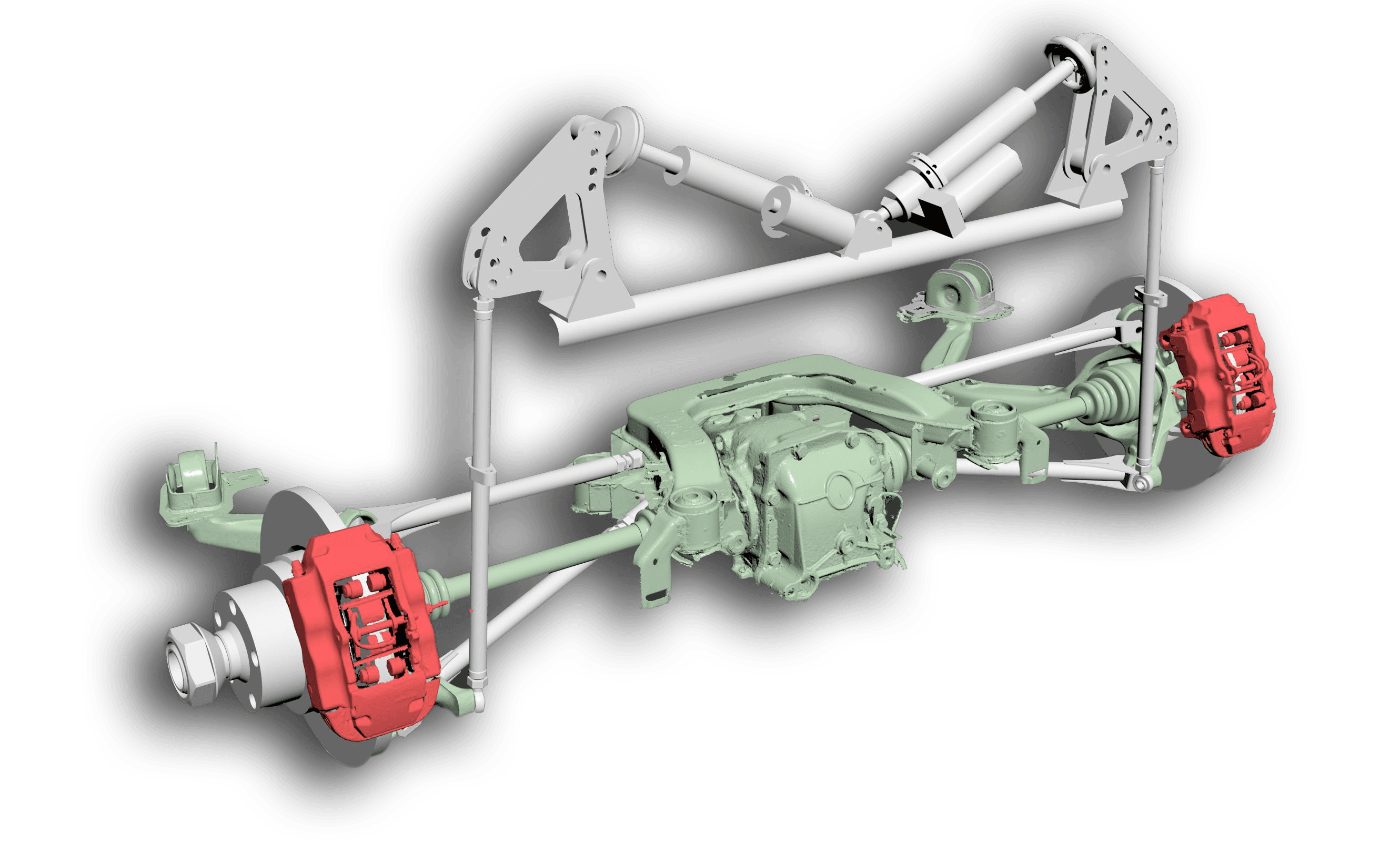 Conversie suspensie spate cu pushrod detail 3